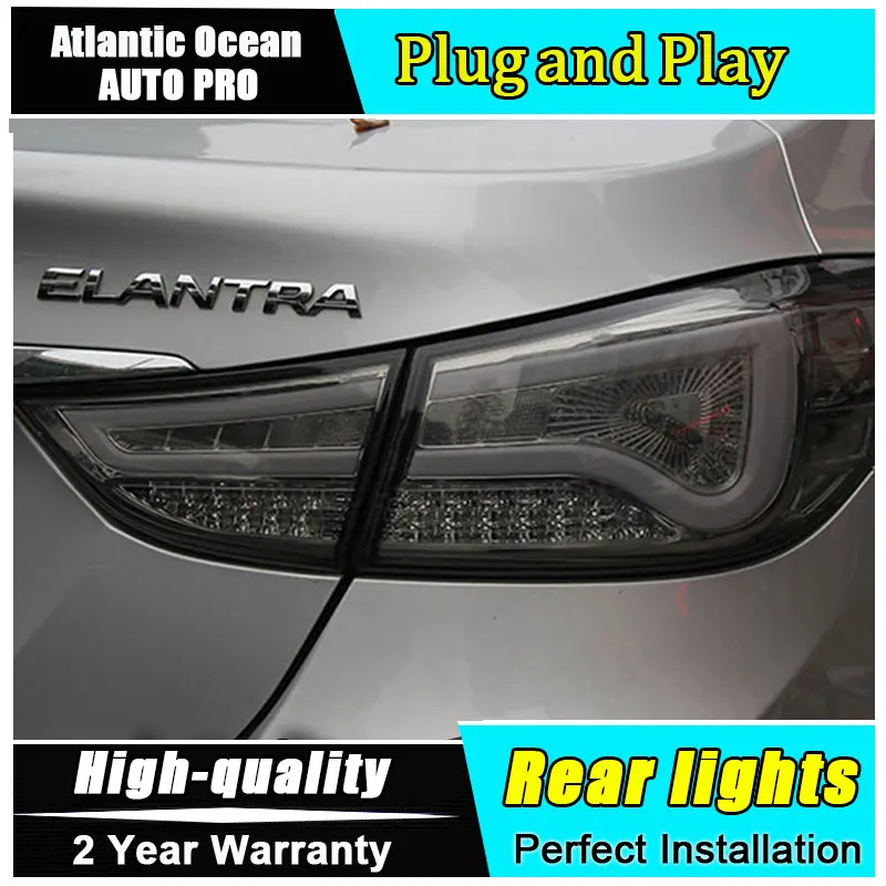 Car Styling for Hyundai Elantra Taillights BMW Design New MD Tail Lamp Rear Fog Light For 1Pair 4PCS | Автомобили и мотоциклы
