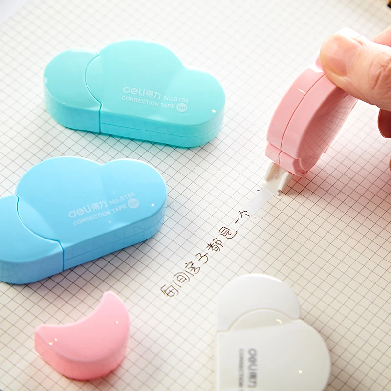 4 шт. креативная корректирующая мини лента в виде облака милая для учеников милые