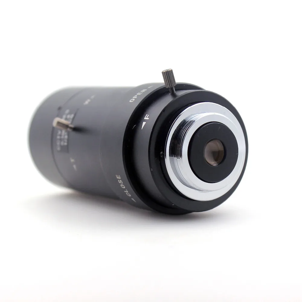Новинка 5 100 мм Объектив CS F1.8 1/3 &quotварифокальный зум Ручной Радужный объектив для