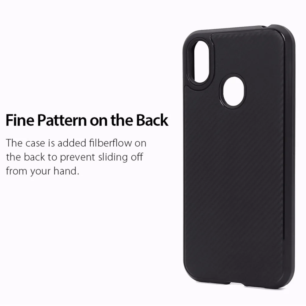 Защитный кожаный чехол из ТПУ с текстурой ткани для Ulefone X