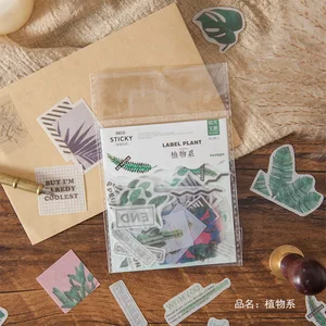 40 шт.упак. растения романтической поэмы Diy декоративные наклейки на Скрапбукинг дневник альбом ярлыком Декор канцелярских принадлежностей