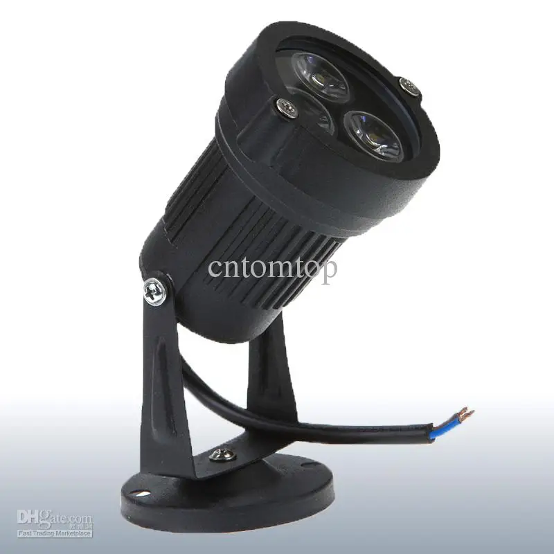Низкая цена 3W 3 LED теплый белый/белый газон свет садовая лампа открытый парк