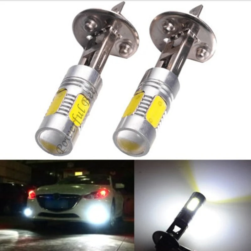 2 x H1 15 Вт холодной белого и желтого цвета янтаря ice blue светодио дный DRL Туман свет лампы для DC12V автомобилей