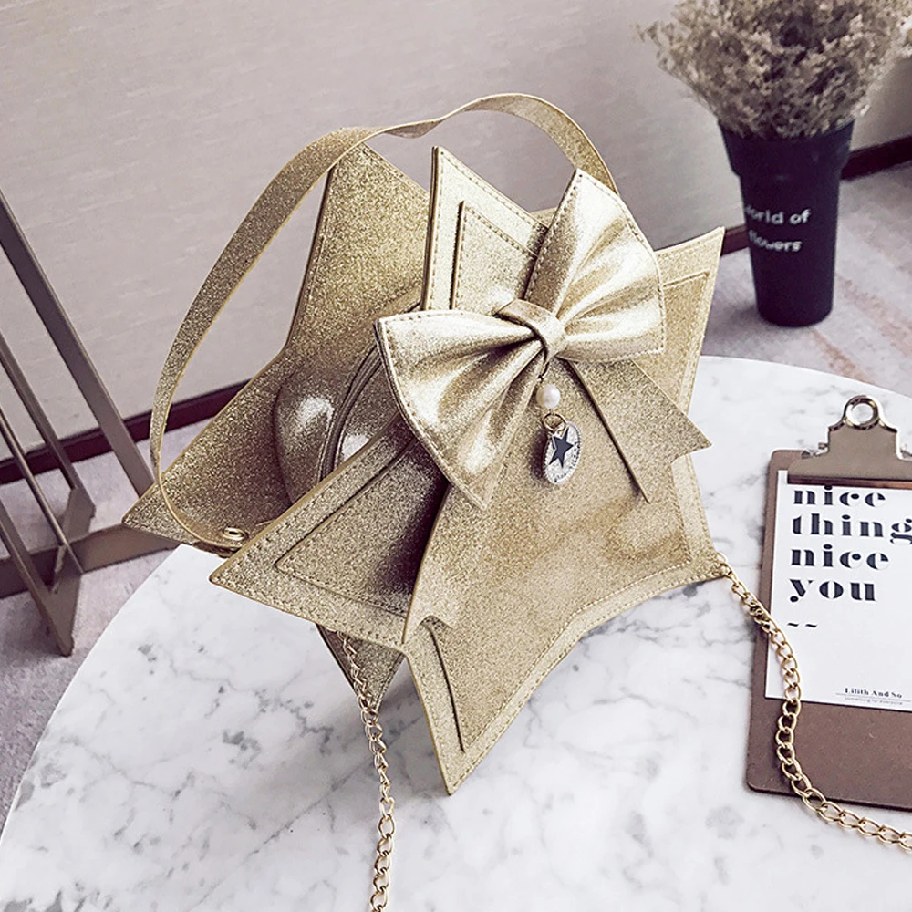 2018 пайетки Морская звезда сумка из мягкой искусственной кожи модные женские
