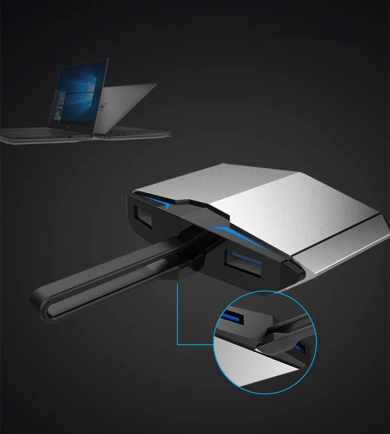 AJIUYU USB-C HD mi to VGA для Xiao mi Book Air Pro 13,3 дюймов 12," mi ноутбук конвертер USB C концентратор RJ45 кардридер PD многопортовый