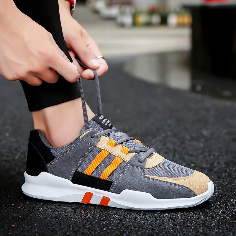OLOMM2019 Fashion Sneakers New Autumn Trend Runway Casual Shoes Lightweight Breathable Summer Men Korean Footwear | Обувь
