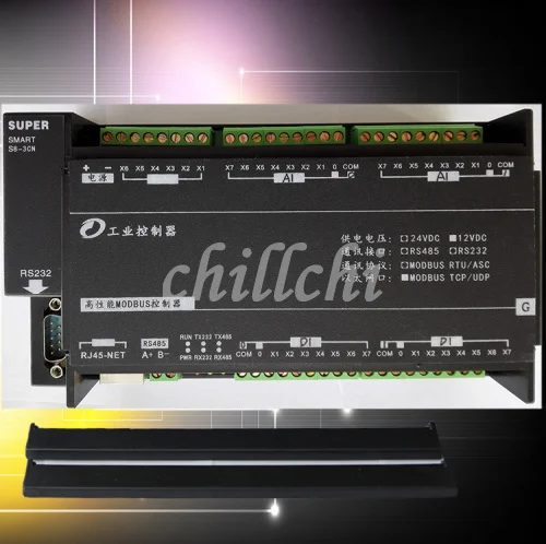 16AI аналоговые Обнаружение сигнала 16DI Переключайте входные Ethernet модуль
