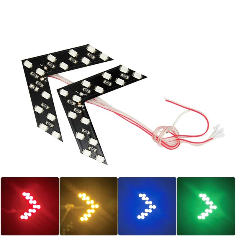 2 шт./лот автомобильный Стайлинг 14 SMD светодиодный указатель поворота для