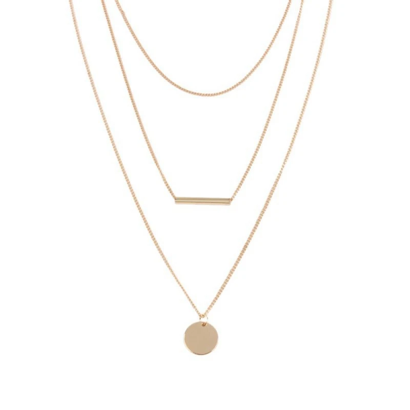 Personality Trend Models Multi-layer Clavicle Chain Strip Pendant Ladies Bohemian Necklace | Украшения и аксессуары