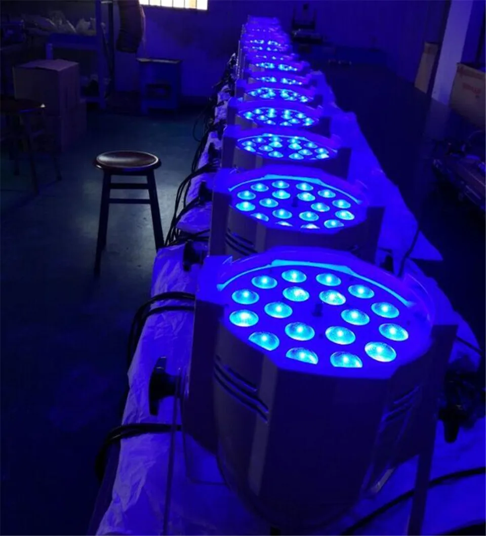 18x18 Вт zoom par lumiere dmx lumieres dj 64 rgbwa uv 6 в 1 led pour disco Вечерние|6in1 par|led uvrgbwa |