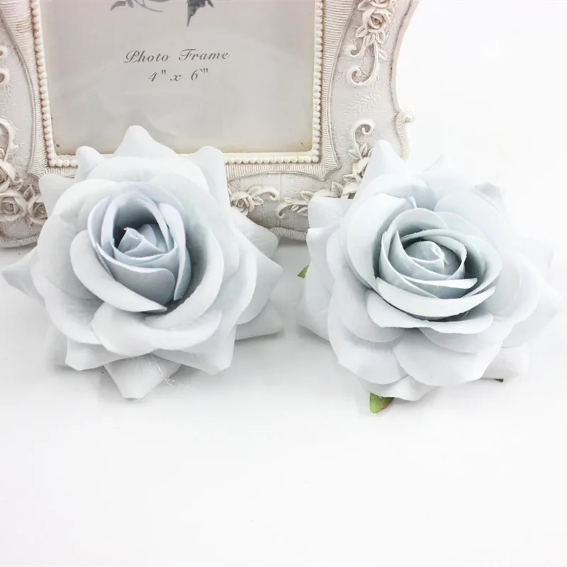 6 шт. simulacao big borda rosas DE tecido Seda com flores Nenhum sapatos sapateado chapeus do casamento 8 см | Дом и сад
