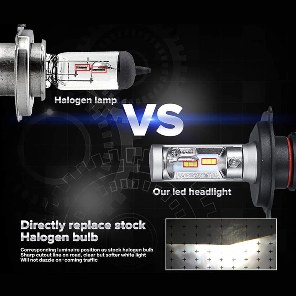 2 шт. S1 светодиодные фары Водонепроницаемый Универсальный светодиодный налобный