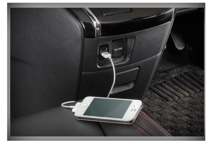 Авто Модификация аксессуары 2usb Dual USB 2.4A автомобильный Стайлинг оригинальная позиционная розетка автомобильное зарядное устройство для Isuzu 36*22 мм