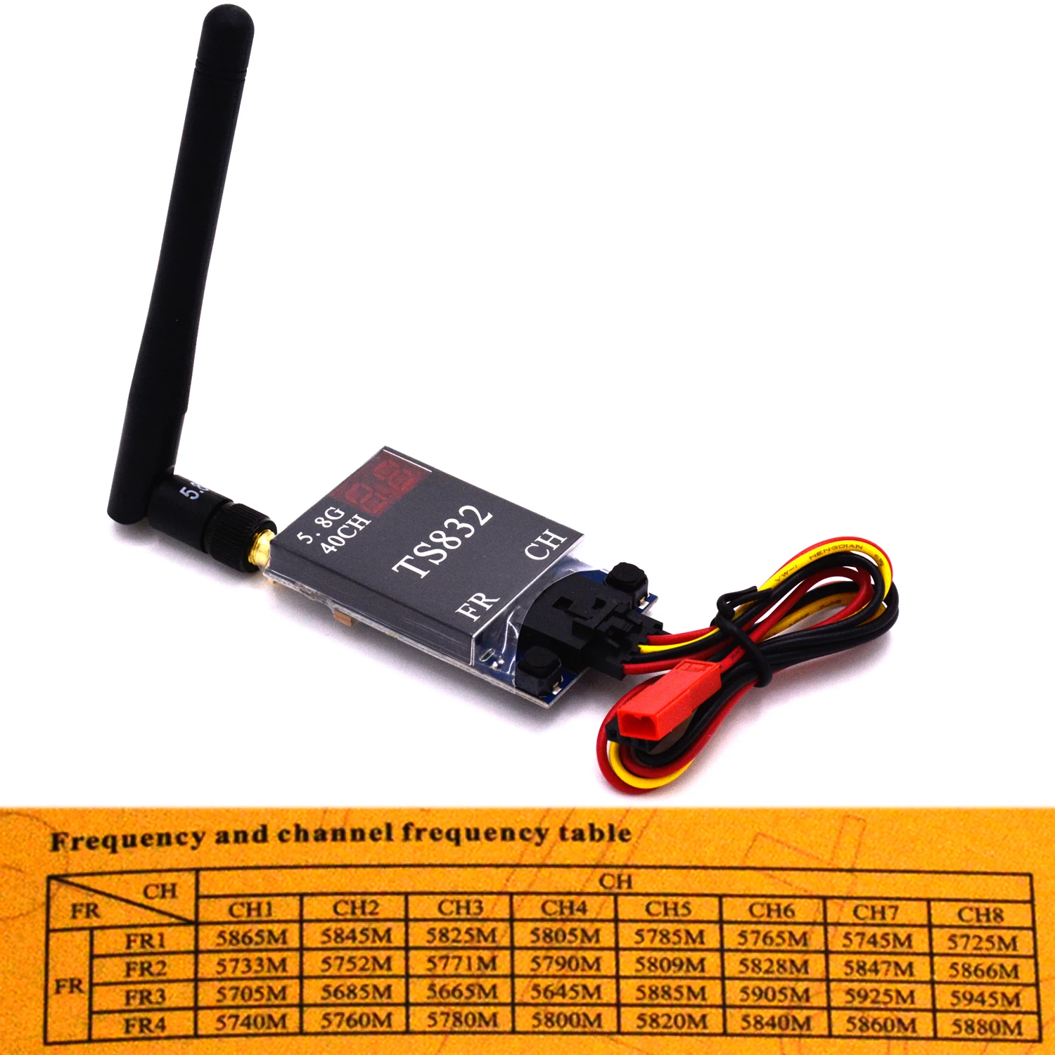 40CH 5 8G 600mw AV беспроводной аудио видео TX FPV приемник TS832 передатчик антенна RC832 для