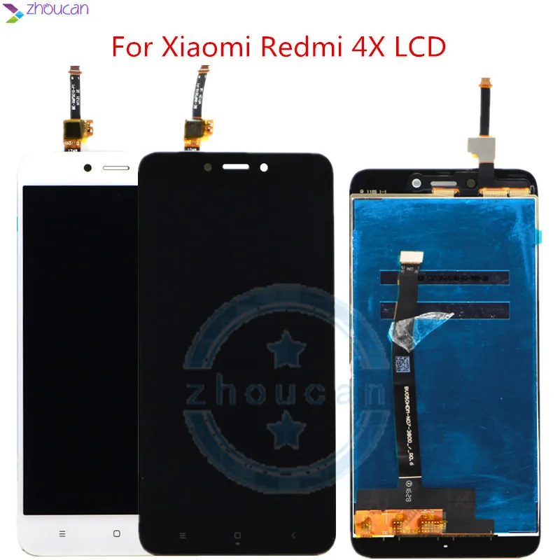 Xiaomi Redmi 4X ЖК-дисплей кодирующий преобразователь сенсорного экрана в сборе для LCD с