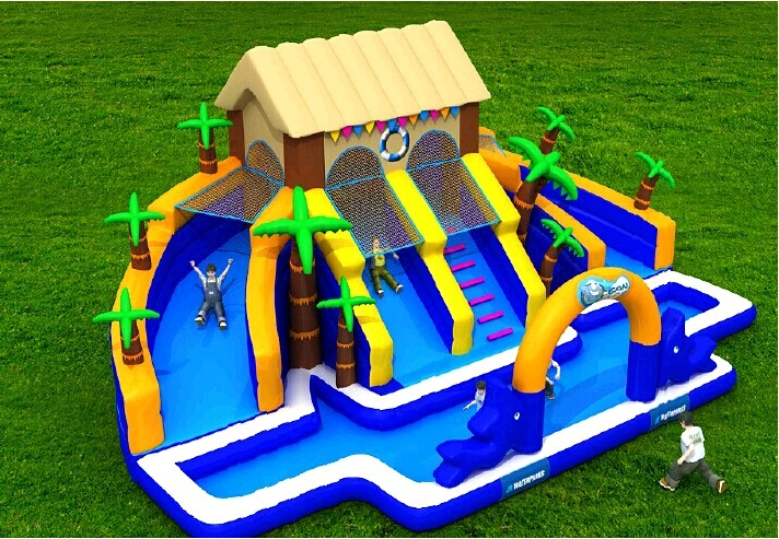 (China Guangzhou) manufacturers selling inflatable slides castles CHA-135 |