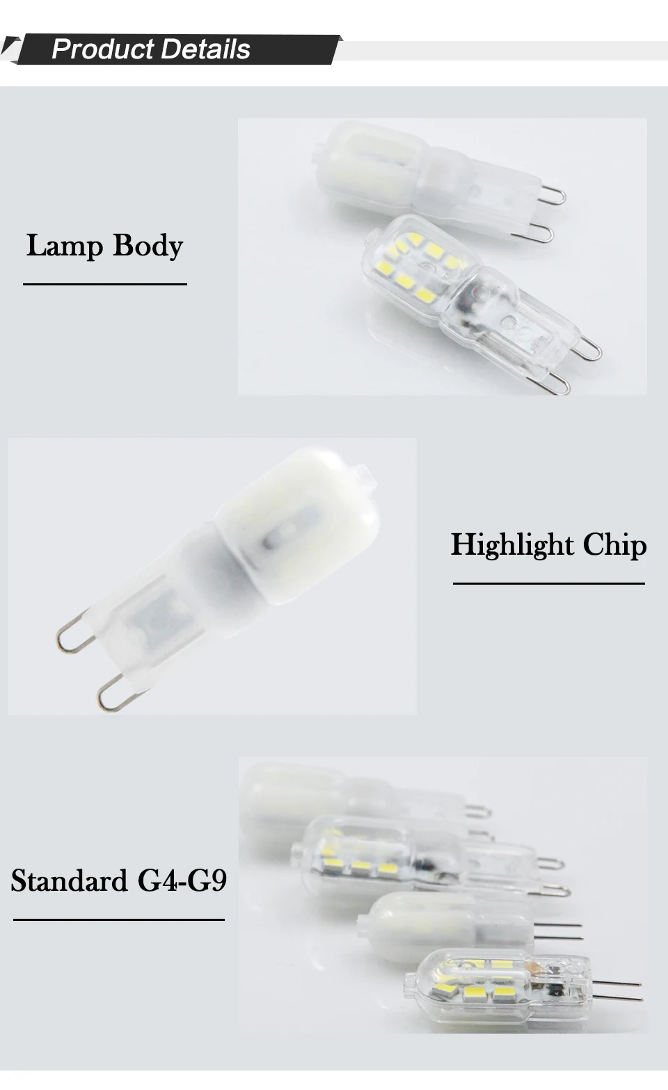 10 шт./лот Bombillas светодиодный светильник G9 AC 220V SMD 2835 Светодиодный светильник Прозрачный/молочный чехол люстра G9 огни лампады светодиодный