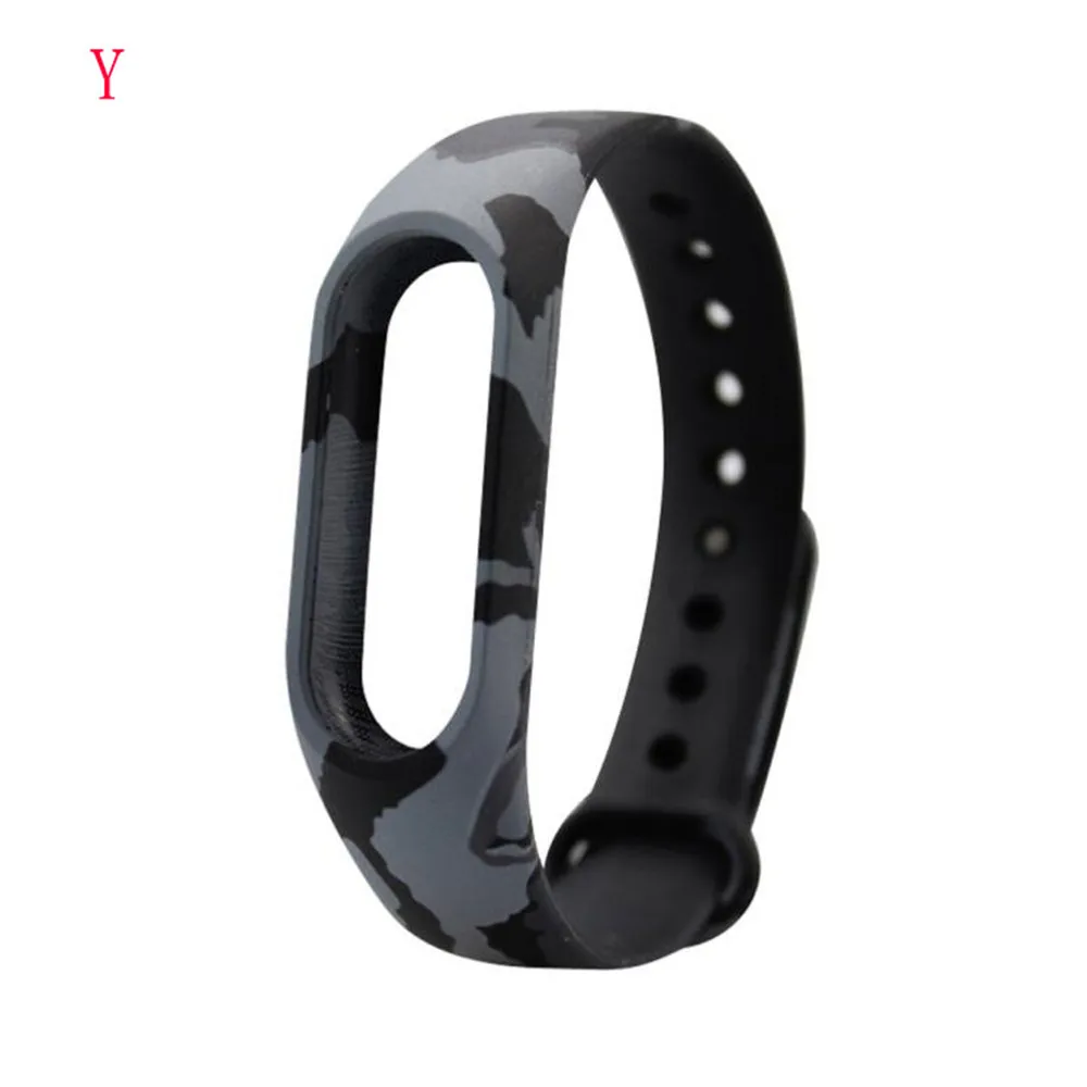 Ремешок для часов xiaomi Mi Band 2 силиконовый спортивный браслет с цветной печатью Miband