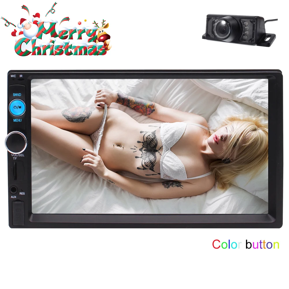 Автомагнитола 2 Din 6 дюйма сенсорный экран без DVD/CD проигрывателя Авторадио Bluetooth Aux