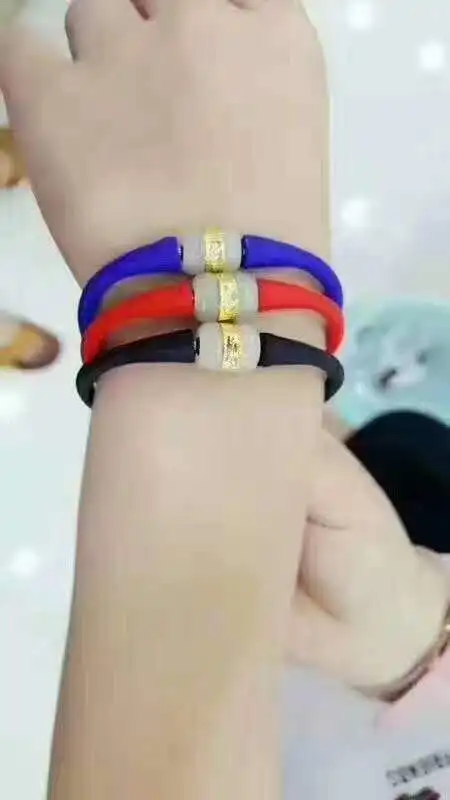 wholesale Fine Jewelry Solid 999 24K Yellow Gold Hetian Jade Bead Bracelet Gifts Free Shipping | Украшения и аксессуары