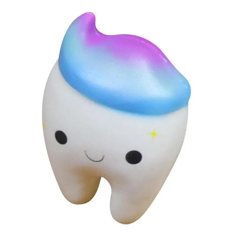 Сжимаемые игрушки сжимаемые ароматизированные жемчужные зубы мягкие медленно