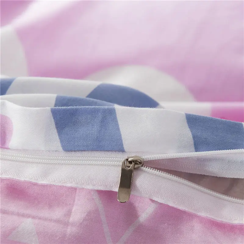 Комплект постельного белья с милым принтом кролика из мультфильма хлопковая