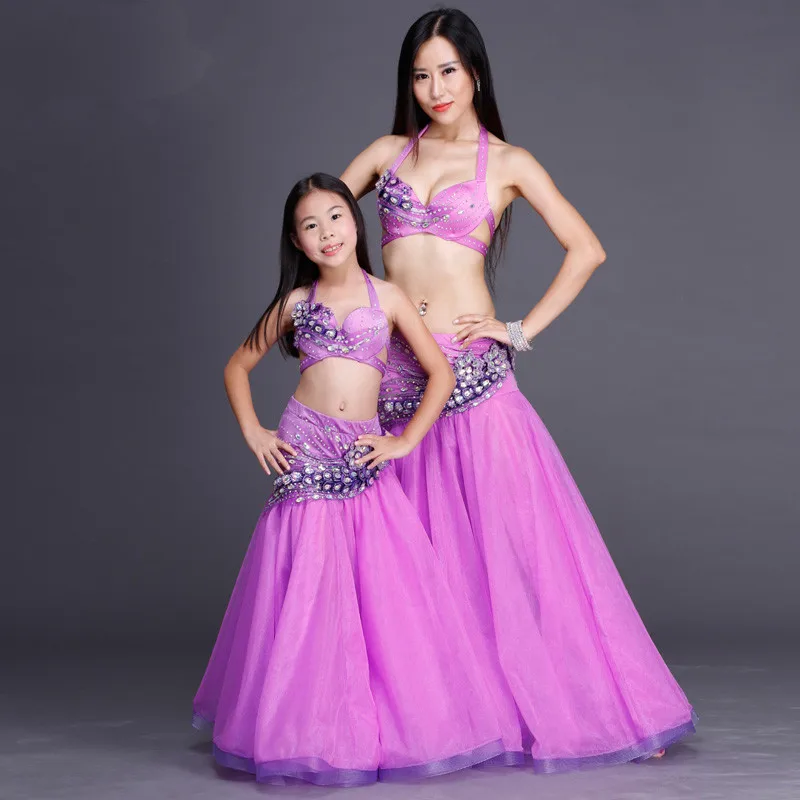 Костюм для восточных танцев Bellydance костюм живота с бюстгальтером поясом цепью