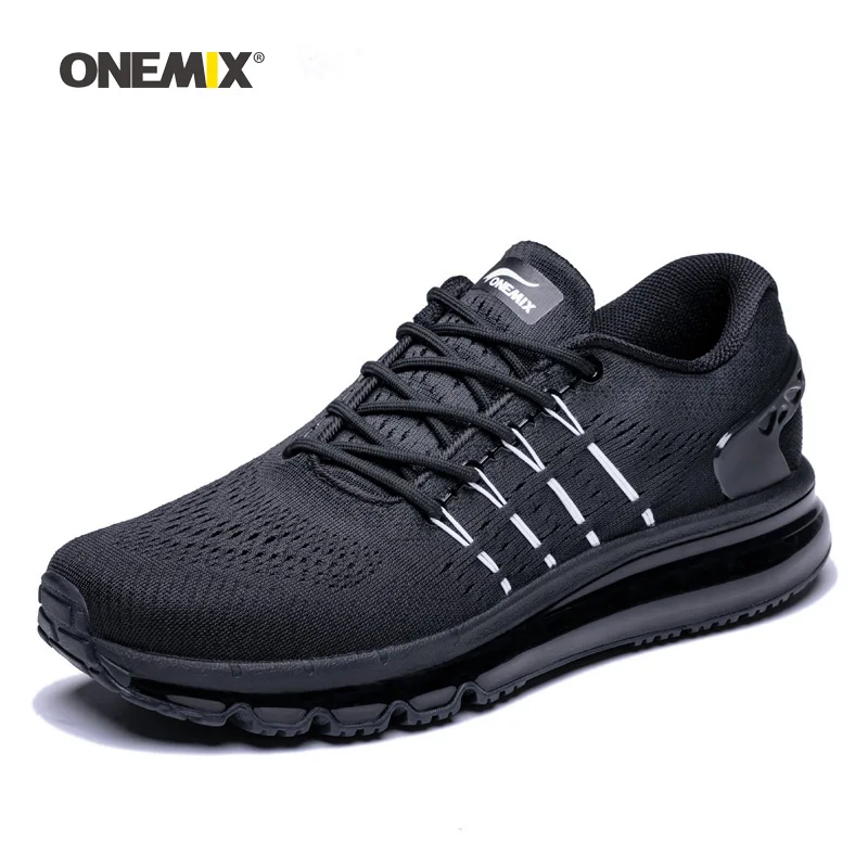 Мужские и женские кроссовки ONEMIX Air сетчатые спортивные с полной подушкой на