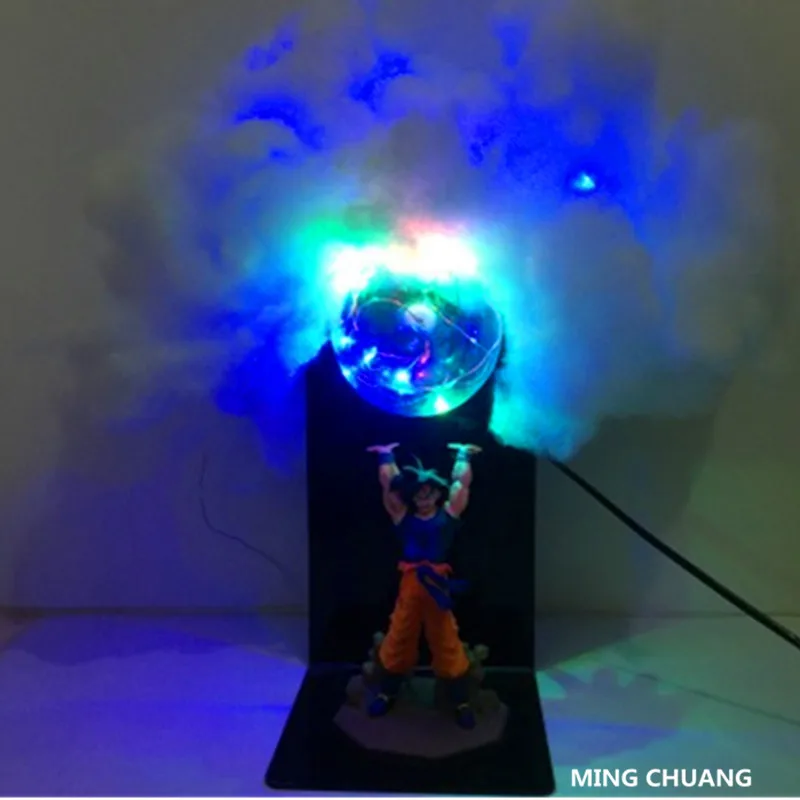 Аниме Dragon Ball Z Super Saiyan Son Goku со светодиодной подсветкой настольная лампа ПВХ