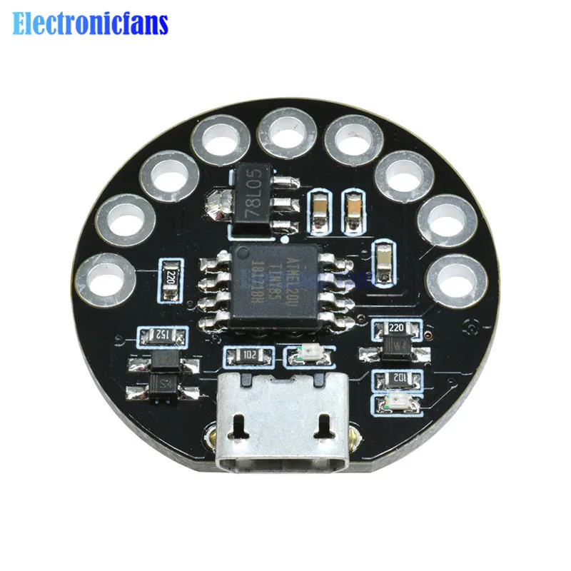 Макетная плата LilyTiny LilyPad ATtiny85 переносной модуль для Arduino программируемый SRAM Digispark