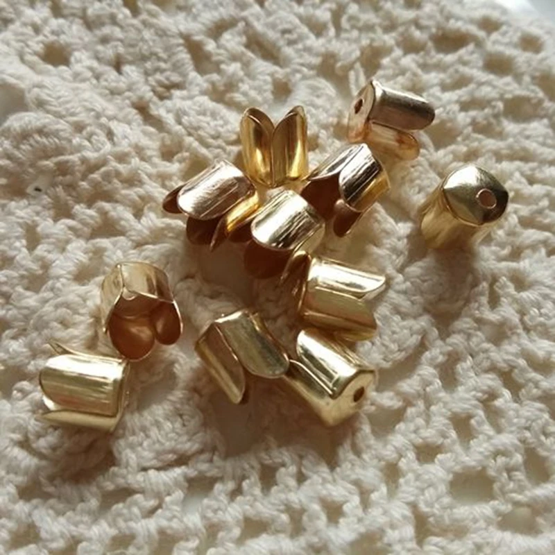 

6MM/w 1000PCS/pack Gold Color Free Nickel Metal End Bead Caps Jewelry Accessories & Findings