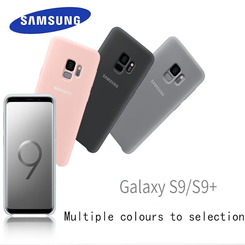 SAMMSUNG оригинальный Силиконовый противоударный чехол для Galaxy S9 + PLUS анти-износ