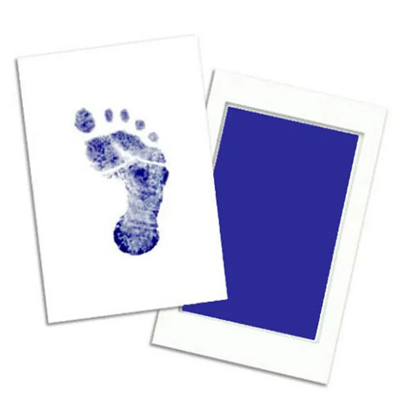 Черный синий красный без чернильной краски Детский комплект ручная ножка принт