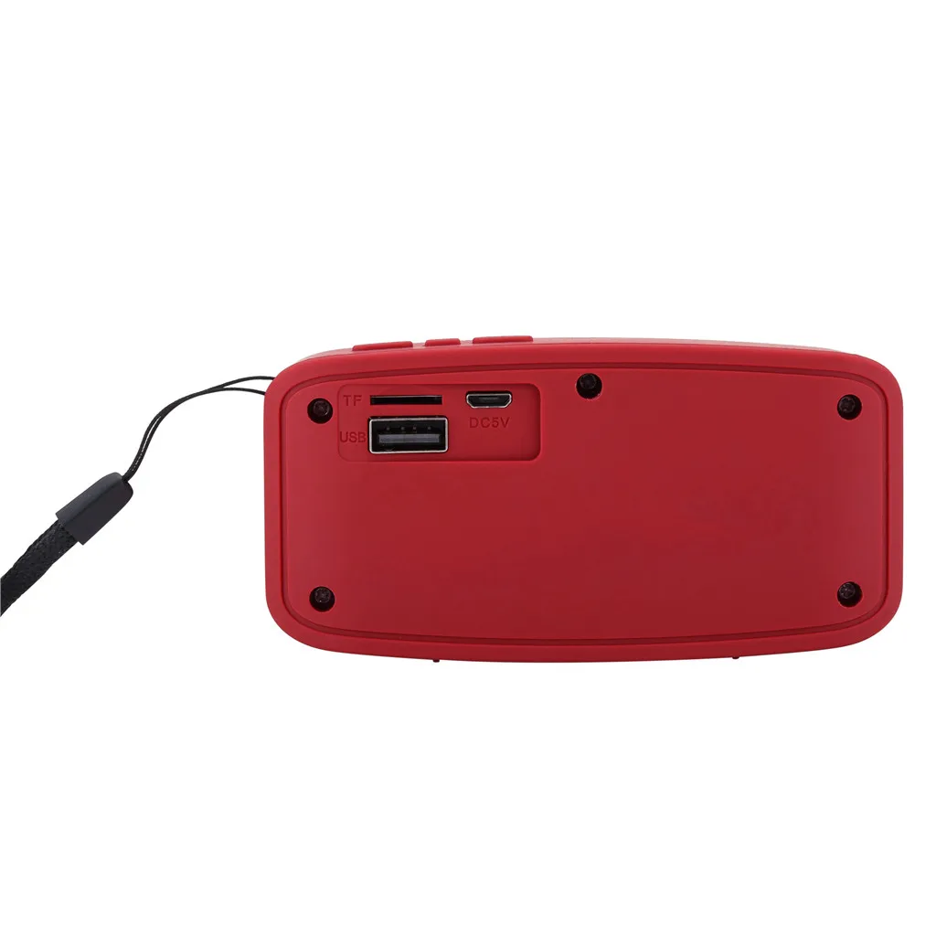 Портативный беспроводной Bluetooth стерео звуковой динамик SD-карта ручной ремешок