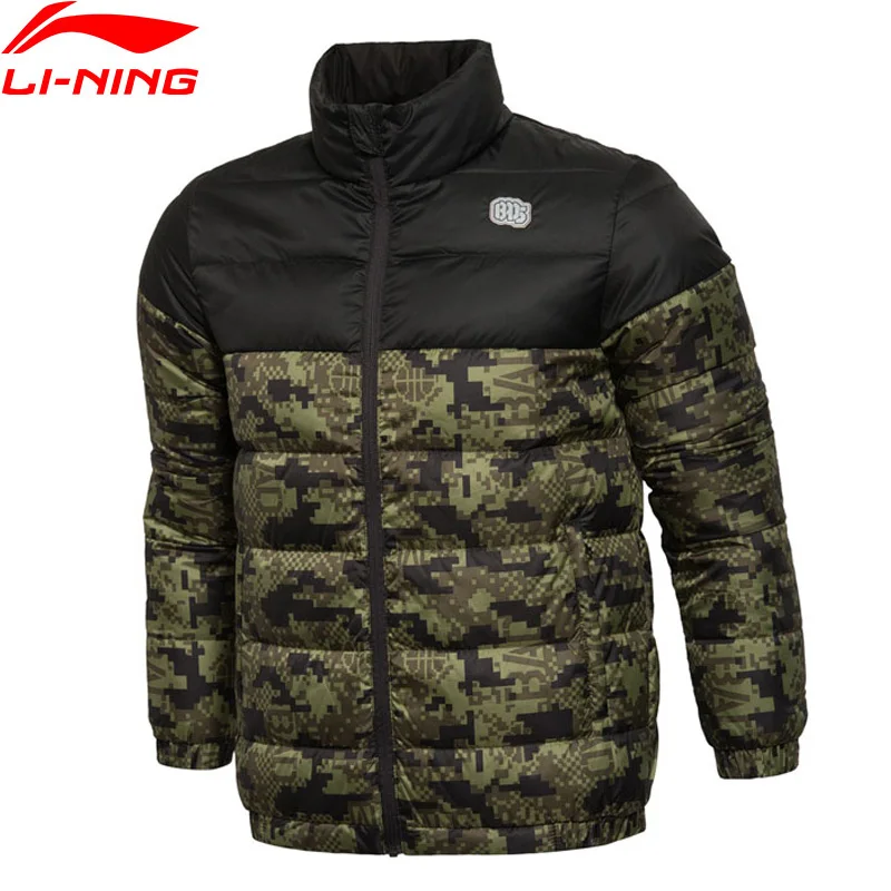 Li Ning мужской короткий пуховик для баскетбола BAD FIVE с подкладкой из 90% утиного пуха