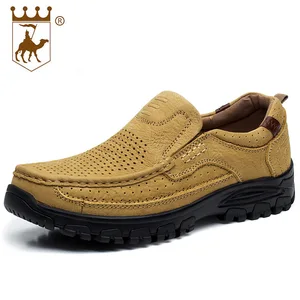 Кроссовки BACKCAMEL походная обувь прогулочная обувь мужские из натуральной кожи Резиновые Нескользящие демисезонные удобные низкие ботинки 8607