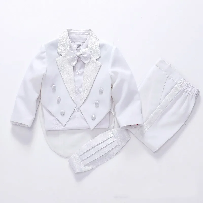 

Formal Boy Wedding Suit / Boys' Tuxedo / Boy Blazers / Gentlemen Boys Suits For Weddings (Jacket + Pants + Tie + Belt + Shirt)