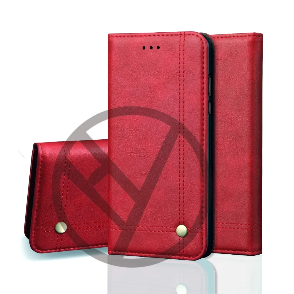 best quality Luxury Case For iPhone XS MAX Phone Leather Flip Wallet Magnetic Cover With Card Holder Book Red Black Brown | Мобильные