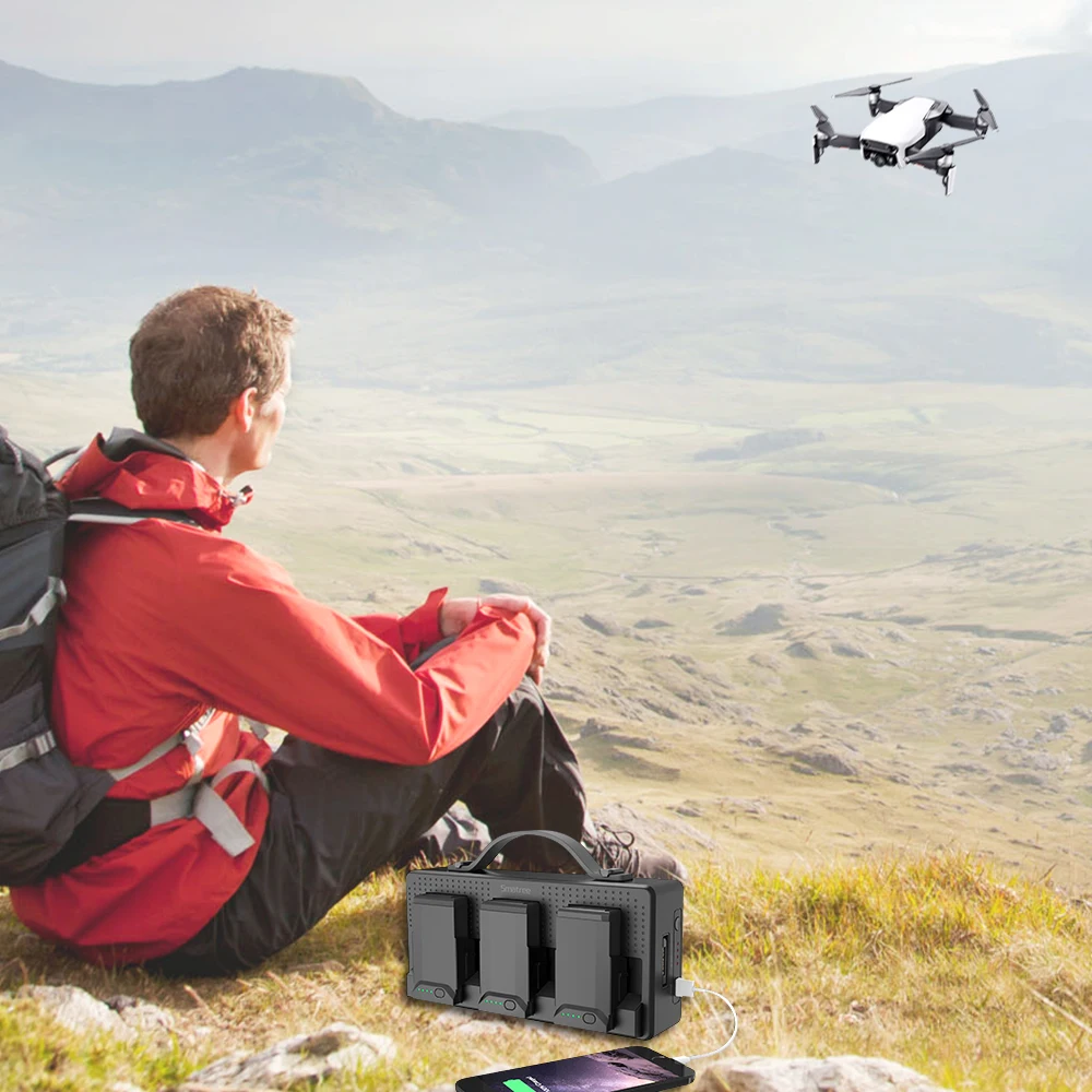 Smatree зарядное устройство для DJI Mavic Air зарядная станция air|Цифровые аккумуляторы| |