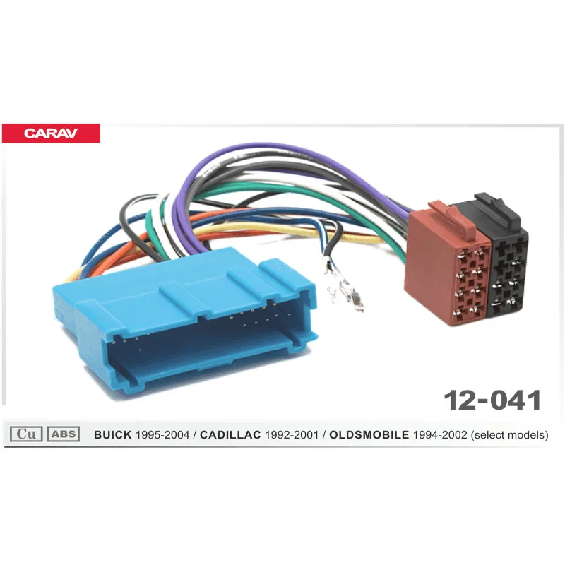 Адаптер радиосвязи CARAV 12 041 для BUICK 1995 2004/CADILLAC 1996 2001/OLDSMOBILE соединительный жгут