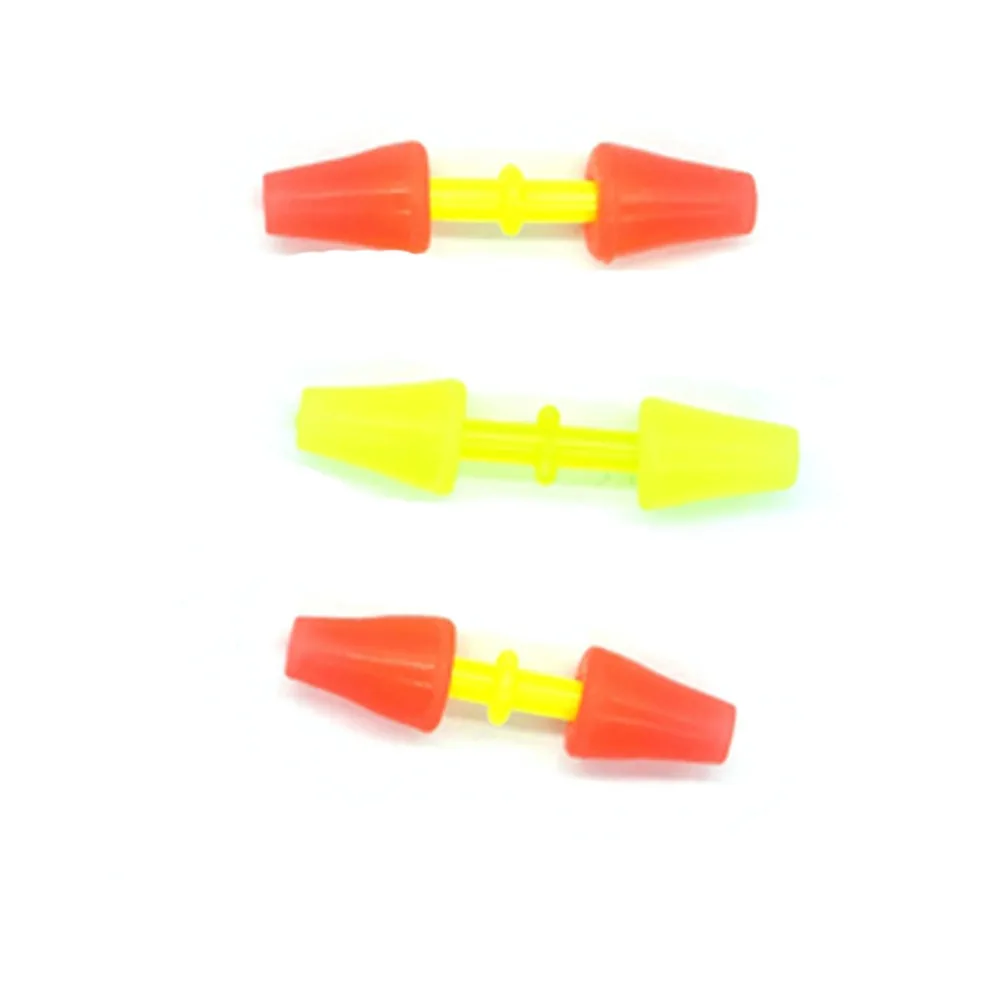 INFOF 200pcs/lot Carp Fishing Swivels Silica Gel Line Clip Connector Tackle Tool Accessories | Спорт и развлечения