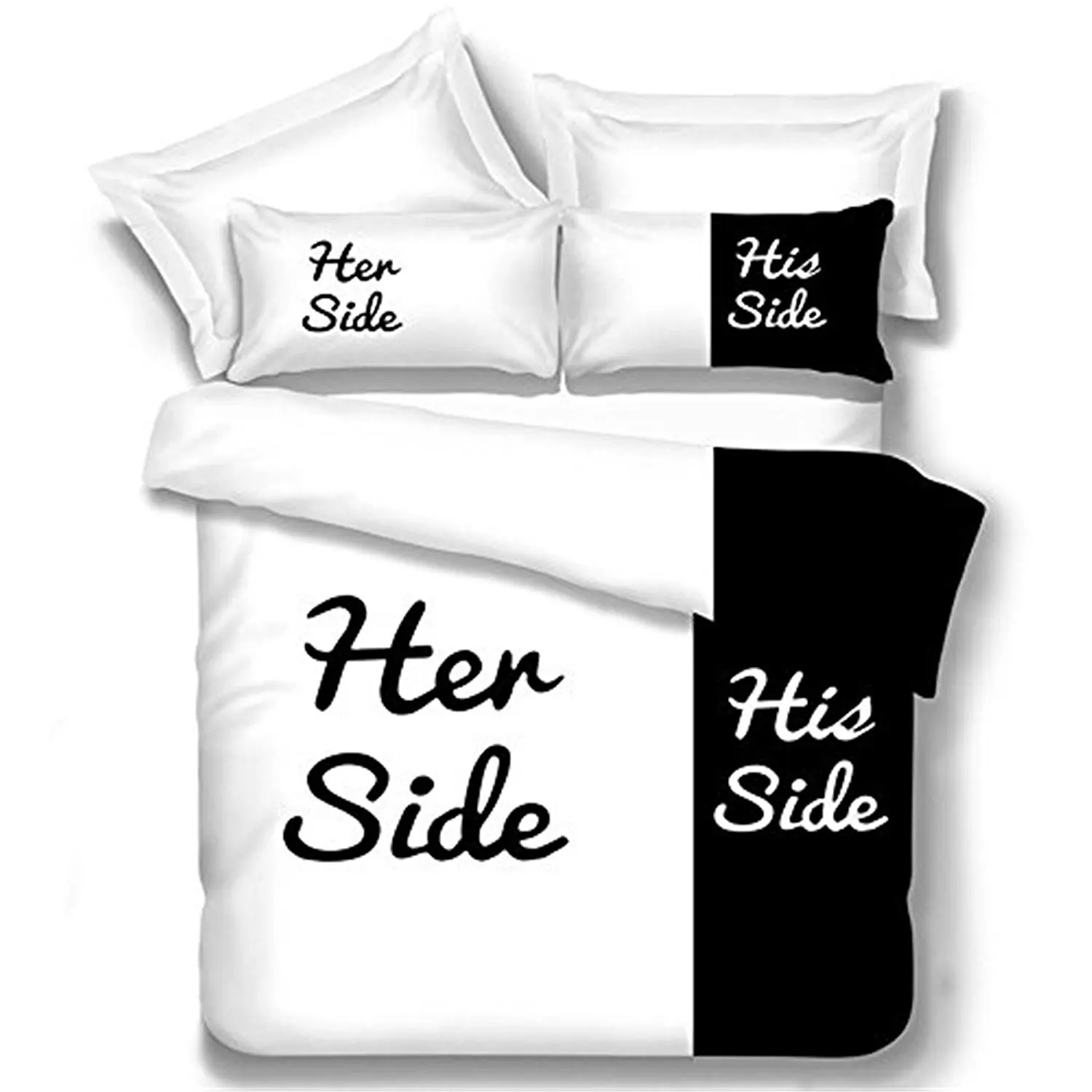 Пододеяльник с 2 наволочками боковой и ее отделкой|duvet cover set|cover setduvet her side |