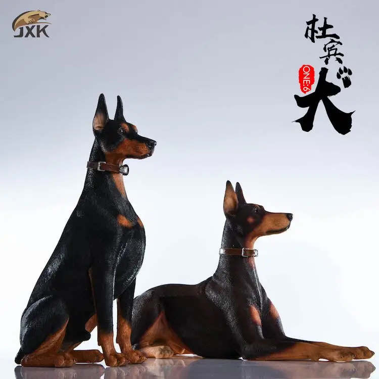 1/6 масштаб модель животного JxK004 Doberman Pinschers игрушки модельки животных подарок для 12 дюймов фигурка сцены Acces коллекция