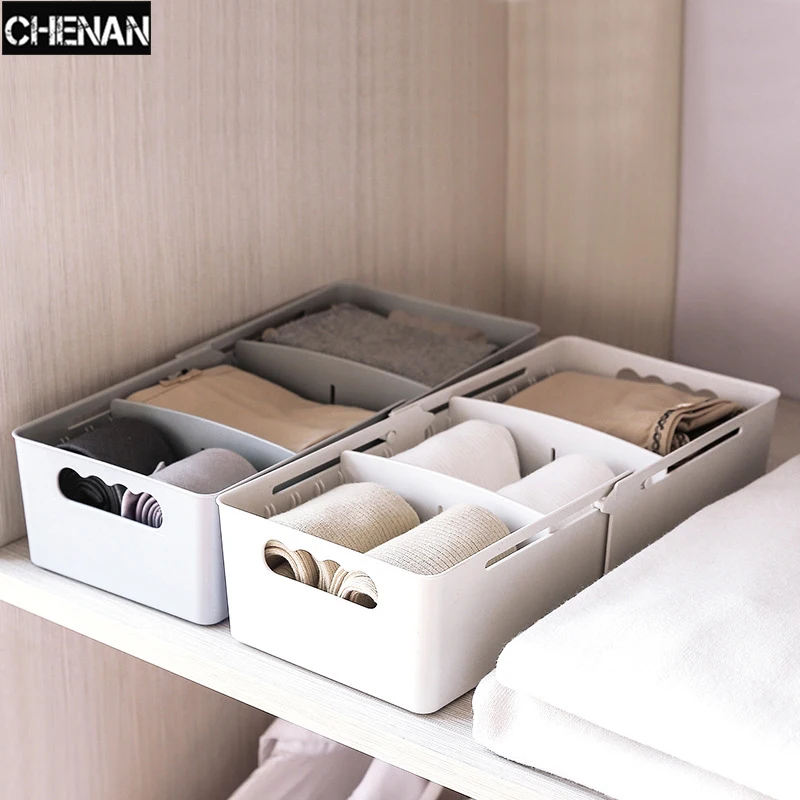 Настольная коробка для хранения выдвижной ящик нижнее белье носки бюстгальтер