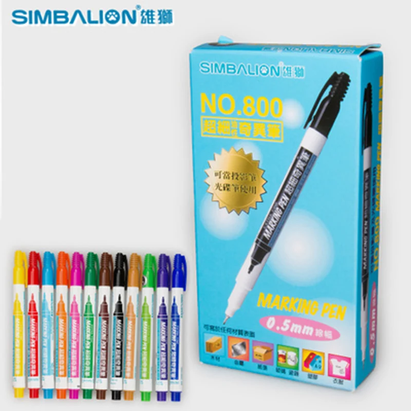 Simbalion 800 Книги по искусству маркером Extra Fine 0 5 мм масляной основе/алкоголь основе