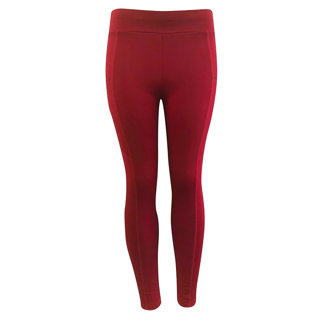Женские леггинсы для тренировок KLV Solid Fitness Sports Gym Running Yoga Athletic Pants - спортивные брюки для йоги и бега #3.