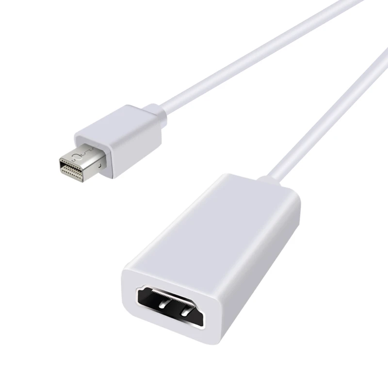 Мини адаптер DP к HDMI кабель мини дисплейный Порт Thunderbolt порт конвертер для Macbook Pro воздушный проектор для ТВ