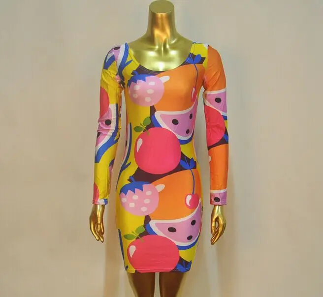 Оптовая продажа хит продаж женская одежда женское сексуальное платье с принтом