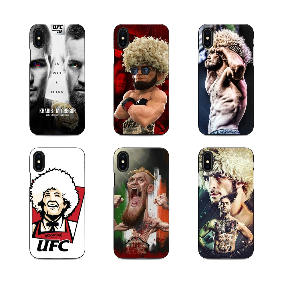 Kabib nurmagomedov ufc Conor McGregor мягкий силиконовый черный чехол для телефона iPhone XR XS Max 6 7 8 plus