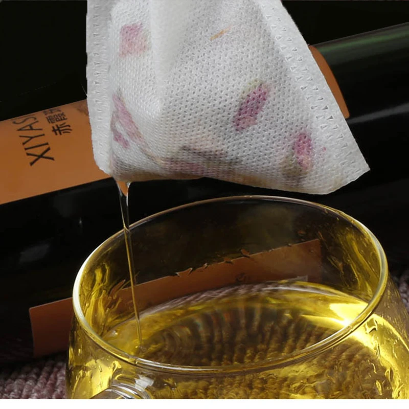 100 шт./лот пакетики для чая фильтровальные бумажные чайные ситечко заварки